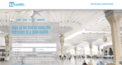 Desktop Screenshot of ehadith.org